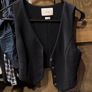 Aritzia Wilfred Charcoal Women's Vest